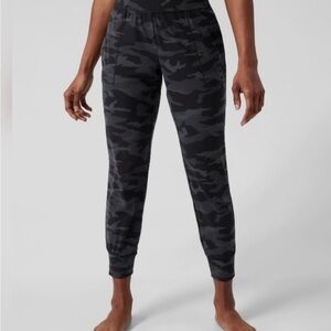 Athleta Charcoal Camo Joggers